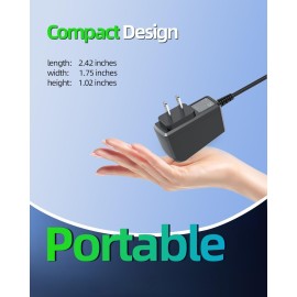 8V Power Cord Fit for Philips HQ840 Power Cord Norelco Multigroom Series 3000 MG3750 Shaver Charger Supply Adapter 5Ft