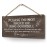 Heuhuww Please Do Not Knock or Ring Doorbell Sign 6x12,Funny Baby Sleeping Sign for Front Door,No Soliciting Sign for House,Do Not Disturb Door-Must Have Home Door Sign-Brown