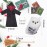 NEVGVUP Wizard Christmas Elf Accessories for Elf Doll Clothes Christmas Costume Includes Broom, Scarf, Mini Glasses, Mini Book and Owl