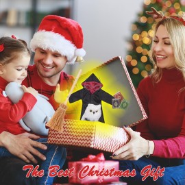 NEVGVUP Wizard Christmas Elf Accessories for Elf Doll Clothes Christmas Costume Includes Broom, Scarf, Mini Glasses, Mini Book and Owl