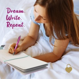 Pretty Me Secret Diary Set with Lock for Girls - Kids Locking Journal for Teens, Tweens - Birthday Gift Ideas for Girl Ages 8-12+ - Gifts for 8 to 12 Year Old Teenage - Best Locked Journals Notebooks