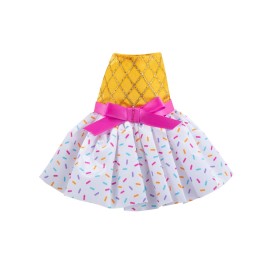 Elf on the Shelf - Brown Eyed Girl Scout Elf & Claus Couture Collection Ice Cream Party Outfit