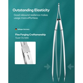 MR.GREEN Professional Precision Eyebrow Tweezers, Stainless Steel Slanted Hair Removal Tweezers for Women and Men MR.GREEN Professional Precision Eyebrow Tweezers, Stainless Steel Slanted Hair Removal Tweezers for Women and Men