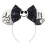 Halloween Mouse Ears Headband Pumpkin Ghost Skull Bat Hairband Sequin Bow Hair Hoop Headpiece for Party Favors