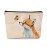 EXUQO Fox Makeup Bag, Gifts for Women and Fox Lovers, Cute Small Cosmetic Bag, Birthday Gifts for Mother, Friend, Sister, Coworker