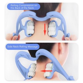 Neck and Shoulder Handheld Massager with 6 Balls Massage Point - Deep Tissue Relief for Neck, Back, Shoulder, Waist, and Legs Neck and Shoulder Handheld Massager with 6 Balls Massage Point - Deep Tissue Relief for Neck, Back, Shoulder, Waist, and Legs