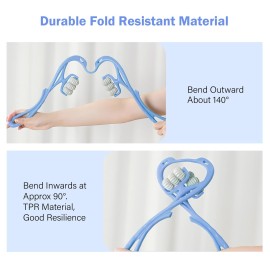 Neck and Shoulder Handheld Massager with 6 Balls Massage Point - Deep Tissue Relief for Neck, Back, Shoulder, Waist, and Legs Neck and Shoulder Handheld Massager with 6 Balls Massage Point - Deep Tissue Relief for Neck, Back, Shoulder, Waist, and Legs