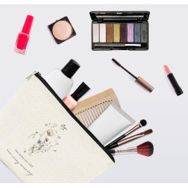 EXUQO Bible Makeup Bag,Christian Scripture Cosmetic Pouch Gifts for Women Girls,His Mercies are New Every Morning Small Makeup Bag EXUQO Bible Makeup Bag,Christian Scripture Cosmetic Pouch Gifts for Women Girls,His Mercies are New Every Morning Small Makeup Bag