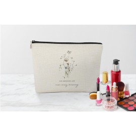 EXUQO Bible Makeup Bag,Christian Scripture Cosmetic Pouch Gifts for Women Girls,His Mercies are New Every Morning Small Makeup Bag EXUQO Bible Makeup Bag,Christian Scripture Cosmetic Pouch Gifts for Women Girls,His Mercies are New Every Morning Small Makeup Bag