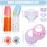 Shappy 10 Pcs Baby Doll Accessories Set Include Disappearing Milk and Juice Bottles, Pacifier, Bibs, Diapers, Baby Doll Feeding Set, Toy Bottles for Dolls for Girls Christmas Birthday Gift