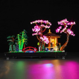 BRIKSMAX LED Lighting kit for Lego Tranquil GardenUpgraded Version- Compatible with Lego Icons 10315 Building Blocks Model- Not Include Lego Set