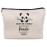 Lacosu Always Be Yourself Unless You Can Be Panda Makeup Bag,Cute Panda Bear Cosmetic Makeup Bag for Panda Lovers Women Girls,Birthday Christmas Valentine\'s Day Gift Makeup Bag