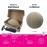 Edushape Texture-iffic Sensory Ball for Baby - 7 Deflated with Pump - Boho Chic Olive Color - Enhances Gross Motor Skills for Kids