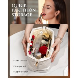 Vogewood Teen Girl Gifts Trendy Stuff, Initial Makeup Bags, Personalized Double Layer Cosmetic Bag with Makeup Brush Organizer, Grandma Birthday Gifts, PU Leather Toiletry Bag, Gifts for Women Friend Vogewood Teen Girl Gifts Trendy Stuff, Initial Makeup Bags, Personalized Double Layer Cosmetic Bag with Makeup Brush Organizer, Grandma Birthday Gifts, PU Leather Toiletry Bag, Gifts for Women Friend