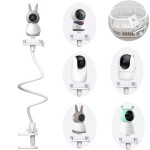 Baby Camera Mount Stand Compatible with BOIFUN/Momcozy /ieGeek/Comfyer-BM01/TECGUUD a Part Baby Monitor Flexible Baby Monitor Holder Shelf Baby Camera Stand More Safety(33.75 inch/Camera Not Included)
