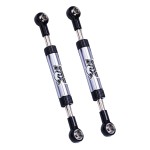 2Pcs RC Servo Linkage Steering Link Rod Metal Adjustable for WPL C14 Traxxas TRX4 Axial SCX10 RC4WD D90 Gen8 1/10 RC Crawler Car