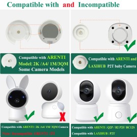 Derebir Baby Monitor Mount Stand Only Compatible with ARENTI 2K /A4/1M/3QM/ P2Q/ B2 / Baby Monitor, Baby Camera Mount Holder,Baby Camera Stand (17.5 inch/Camera Not Included)