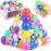 54Pack Stress Balls, Squishy Squeeze Balls Bulk Fidget for Adults Squishy Balls Stress Relief Balls, Stress Balls for Adults, Party Favors, Goodie Bag Stuffers