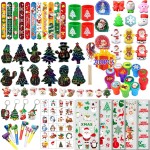 209PCS Christmas Party Favors for Kids, Christmas Stocking Stuffers Assortment Toys Bulk for Kids Christmas Gifts, Christmas Goodie Bag Stuffers School Classroom Rewards