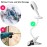 iTODOS Baby Monitor Mount Compatible with Nanit Pro Smart Baby Monitor & Flex Stand Baby Monitor, 8inches Flexible Arm Monitor Mount,Attach Your Baby Cam Wherever You Like-1pack
