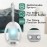 Facial Steamer, Face Steamer for Esthetician and Nano Ionic Portable Ozone Hair Steamer, Professional Facial Steamer for Home Facial Spa(White)