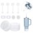 Heelay Stanley Cup Accessories 10 Pcs, Including 4 Straw Cover Cap, 2 Square Spill Stopper, 2 Round Leak Stopper, 2 Pcs Silicone Boot for Stanley Quencher ProTour 30oz and other 30oz/40oz/20oz Tumbler