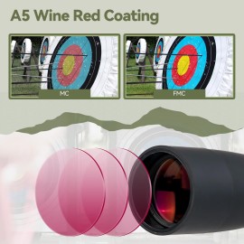 SVBONY SV28 Plus Spotting Scopes with Tripod, 25-75x70 Spotting Scope with Phone Mount, IP65 Waterproof Fogproof Spotter Scope for Target Shooting, Bird Watching