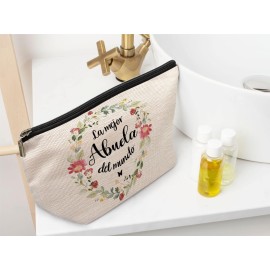Ayxvt Abuela Gifts Makeup Bag, Abuela Gifts In Spanish Cosmetic Bag For Women, Abuela Gifts From Grandchildren, Best Grandma Gifts, Grandma Gifts From Grandson, Grandma Gifts From Grandchildren