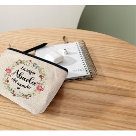 Ayxvt Abuela Gifts Makeup Bag, Abuela Gifts In Spanish Cosmetic Bag For Women, Abuela Gifts From Grandchildren, Best Grandma Gifts, Grandma Gifts From Grandson, Grandma Gifts From Grandchildren