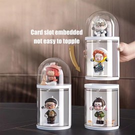 Clear Figures Display Case, Wall-Mounted Display Box, Stackable Figures Blind Box, Doll Display Stand for Pop Mart Lego Collectibles Action Figures-3Layer