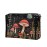 Flashideas Cute Mushroom Makeup Bag Travel Cosmetic Bag Portable Leather Waterproof Cosmetic Bag Clutch Makeup Brush Bag Durable Birthday Gifts for Sisters Friend