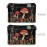 Flashideas Cute Mushroom Makeup Bag Travel Cosmetic Bag Portable Leather Waterproof Cosmetic Bag Clutch Makeup Brush Bag Durable Birthday Gifts for Sisters Friend