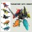 Rockclo Dinosaur Transform Robot 5 in 1 Take Apart Toys Set for boy Kid Age 3 4 5 6 7 8 Years Old Construction Building DIY with Drill Tool Kit Best Gift for Birthday Christmas Easter