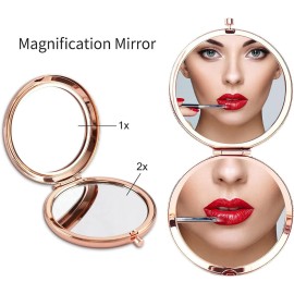 Sanamuo Daughter Gifts Compact Mirror for Daughter Gifts from Mom Dad, Birthday Gift for Daughter, Valentine\'s Day Graduation Wedding Anniversary (Rose Gold) Sanamuo Daughter Gifts Compact Mirror for Daughter Gifts from Mom Dad, Birthday Gift for Daughter, Valentine\'s Day Graduation Wedding Anniversary (Rose Gold)