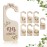 Baby Closet Dividers for Clothes Organizer - 8 PCS Adorable Wooden Double-Sided Baby Clothes Size Hanger Organizer from Newborn to Toddler for Nursery Decor