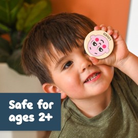 SPARK & WOW Wooden Magnets | Emotions | Magnets for Kids Ages 2+ | Open-Ended Play | Social Emotional Learning Activity