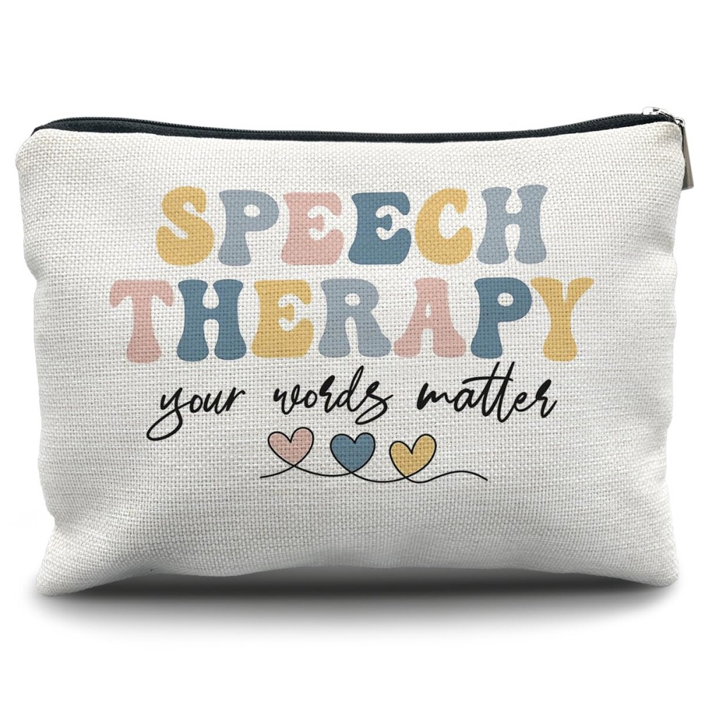 Nogrit Speech Therapy Gifts Makeup Bag,SLP Speech Pathologist Gifts, Speech Therapist Gift SLP Gifts for Speech Language Pathologist Small Cosmetic Makeup Bag for Purse Nogrit Speech Therapy Gifts Makeup Bag,SLP Speech Pathologist Gifts, Speech Therapist Gift SLP Gifts for Speech Language Pathologist Small Cosmetic Makeup Bag for Purse