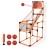 Play Platoon Kids Basketball Hoop Indoor - Arcade Games for 4-12 Year Old Kids - Perfect for Game Room. Backyard, Outdoor Shooting Games - 62 Inch Tall - Includes 4 Balls and Pump