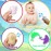 Baby Bath Toys, 13 Pcs Silicone Mold Free Bath Toys with a Storage Bag, Squeezable Dinosaurs Bathtub Toys, No Hole Sensory Ocean Animal Suction Cup Toys for Toddlers 1 2 3 4 5 6 Years