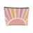 BARPERY Boho Gifts Small Pink Makeup Bag - Boho Sunshine Cosmetic Bag, Bohemian Makeup Bag Organizer for Women, Christmas & Birthday Gifts for Mom, Friend, Sister, Wife, Teacher
