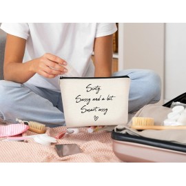 BARPERY 60th Birthday Gifts for Women Small Makeup Bag, Mom Gifts from Children Cosmetic Bag, 60th Birthday Gifts Makeup Bag Organizer,60 Year Old Gifts for Mom Grandma Aunt BARPERY 60th Birthday Gifts for Women Small Makeup Bag, Mom Gifts from Children Cosmetic Bag, 60th Birthday Gifts Makeup Bag Organizer,60 Year Old Gifts for Mom Grandma Aunt