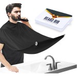 ztarraum Beard Bib Beard Apron, Beard GatherShaving and Trimming, Non-Stick Grooming Cloth with 2 Suction Cups, Best Gifts for Men,Valentine\'s Day Gift