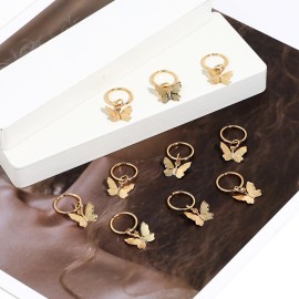 20Pcs Hair Accessories for Braids Butterfly Hair Clips Golden Dreadlock Accessories Hair Jewelry for Women Braids Butterflies Hair Cuffs Charms Rings Hair Charms for Braids Butterfly 20Pcs Hair Accessories for Braids Butterfly Hair Clips Golden Dreadlock Accessories Hair Jewelry for Women Braids Butterflies Hair Cuffs Charms Rings Hair Charms for Braids Butterfly