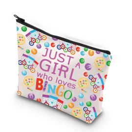 XYANFA Gamble Game Makeup Bag Gambling Game Player Lover Gift For Gambling Lovers Themed Zipper Pouch (WHO LOVES BNNGGO)