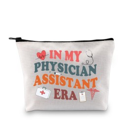 XYANFA Physician Assistant Makeup Bag PA Women Nurse Gifts PA Gift Thank You Nurse In My Physician Assistant Era Cosmetic Bag