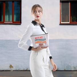 XYANFA Physician Assistant Makeup Bag PA Women Nurse Gifts PA Gift Thank You Nurse In My Physician Assistant Era Cosmetic Bag