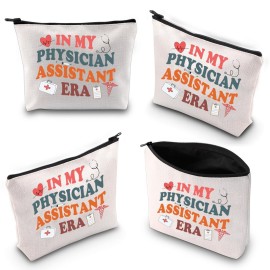 XYANFA Physician Assistant Makeup Bag PA Women Nurse Gifts PA Gift Thank You Nurse In My Physician Assistant Era Cosmetic Bag