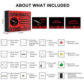 BRIKSMAX Lighting Kit for Concorde - Compatible with Lego 10318 - No Lego Set Included