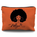 Likjad Black Girl Magic Makeup Bag - African American Girl & Women Gift - Cosmetic Bag