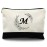 Likjad Bride Bridesmaid Cosmetic bag,personalized makeup bag,Initial Monogram Personalized makeup bag,bridesmaid gifts,personalized gifts,make up bag,monogrammed gifts for womenM